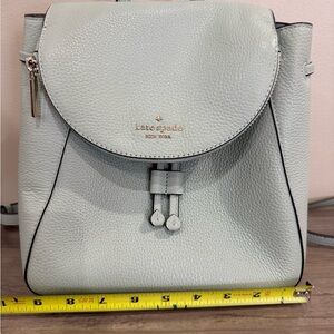 Kate Spade mint green Backpack with Structured Design